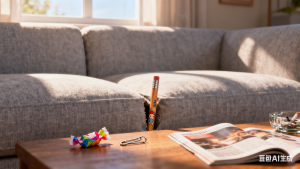 沙发上的铅笔,藏着生活的细碎褶皱-沙发上的铅笔